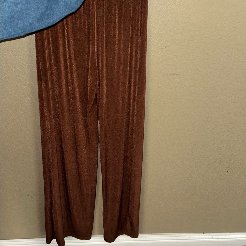 Fashion Nova Brown Wide-Leg Pants